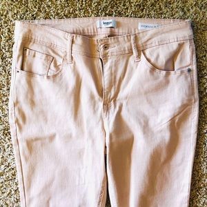 Kensie effortless ankle mid-rise blush jeans 8/29